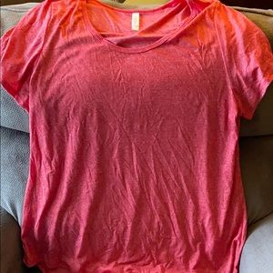 Lularoe Classic T size 2x - heathered red